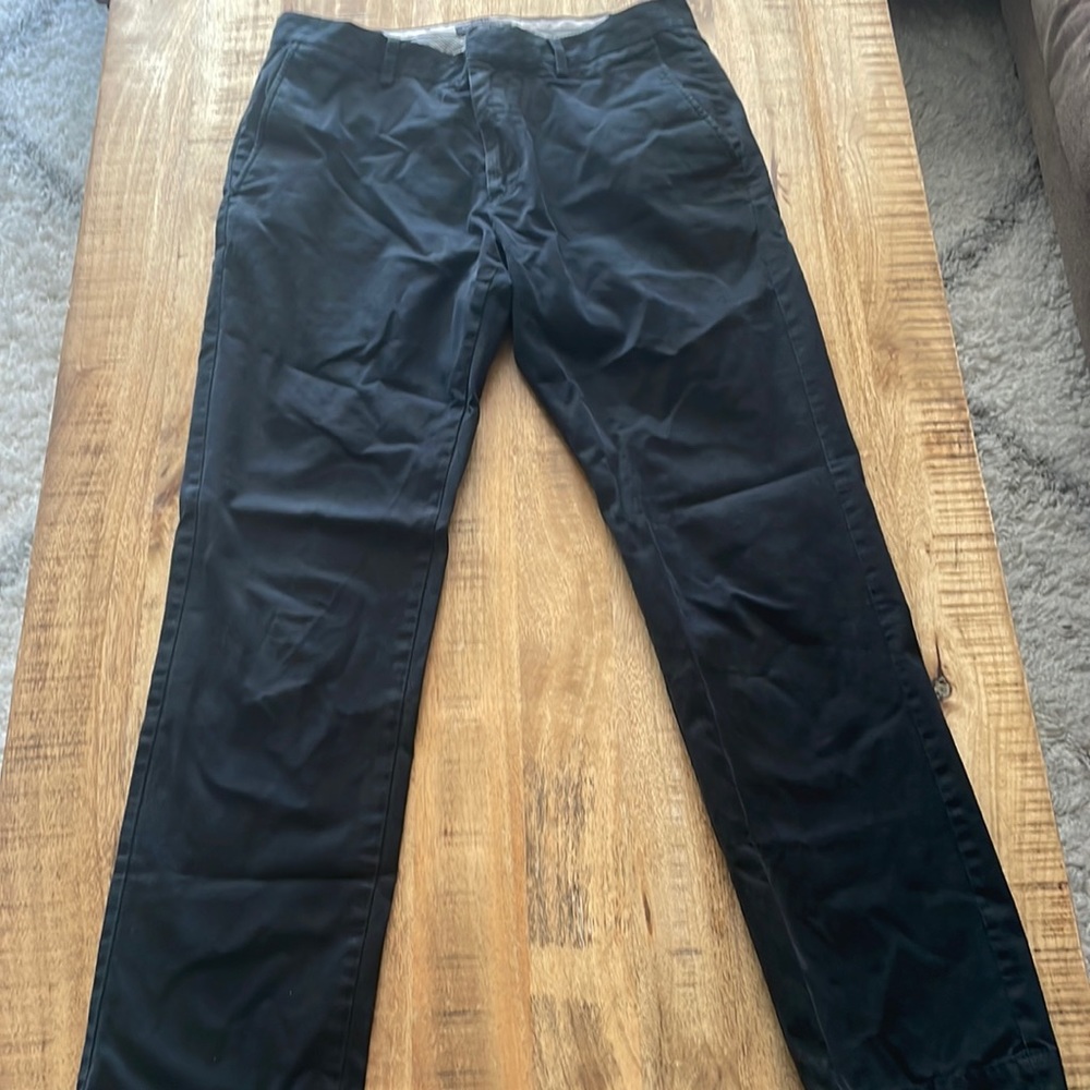 Banana Republic black chino pants